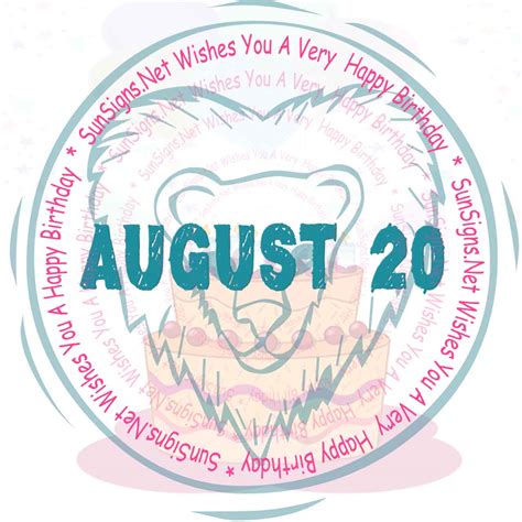 August 20 Zodiac is Leo, Birthdays and Horoscope - SunSigns.Net