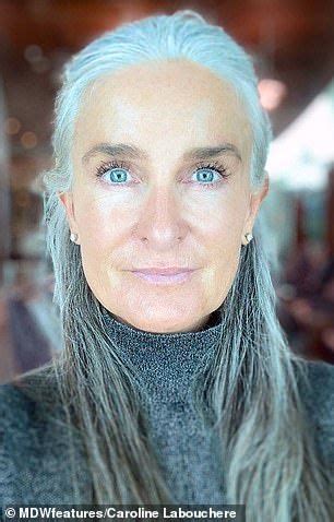Mother-of-two, 55, embraces her grey locks after years of dye | Grey hair model, Hair, Model hair