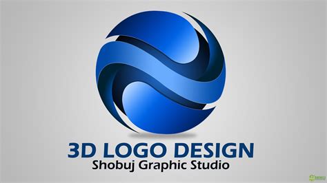Professional 3D Logo Design - Photoshop Tutorial - YouTube