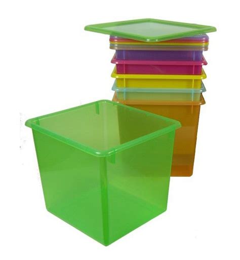 Large Colored Plastic Storage Containers | Plastic container storage, Plastic storage, Container