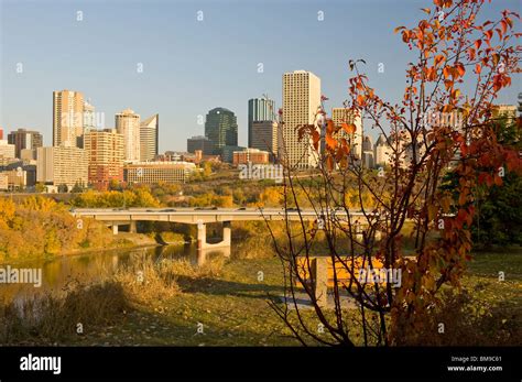 Skyline Of Edmonton, Alberta, Canada Stock Photo - Alamy