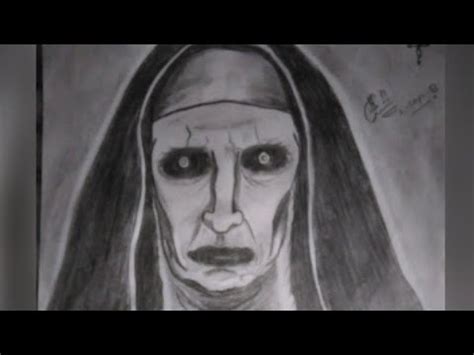 Valak The Nun 2018 - Pencil Sketch - YouTube