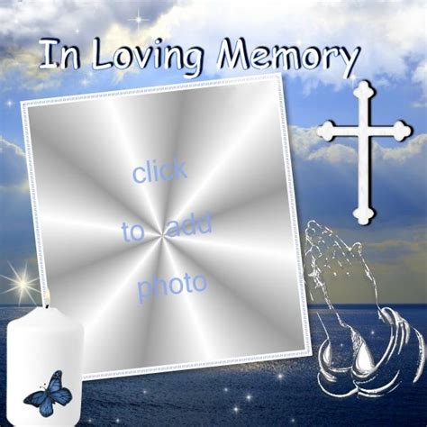 In Loving Memory Frame Template