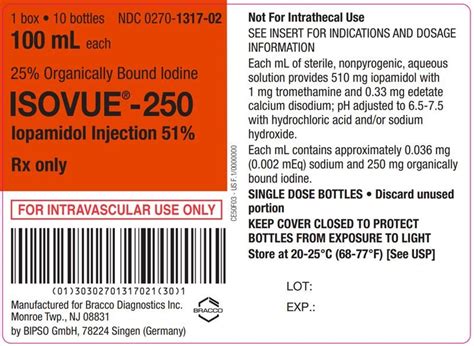 Isovue: Package Insert / Prescribing Information - Drugs.com