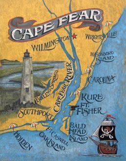 Kimsey's Camping: Cape Fear and The Green Swamp | Retro map art, Retro map, Cape fear