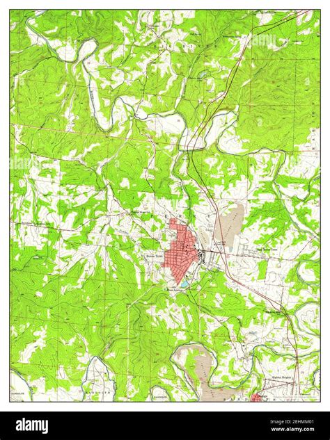 Map of bonne terre missouri Cut Out Stock Images & Pictures - Alamy