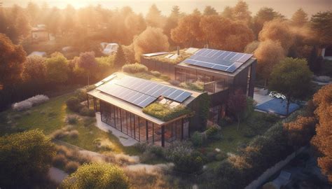 Modern solar panel farm generates electricity for rural landscape at ...