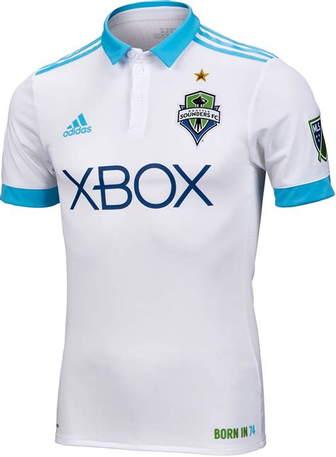 adidas Seattle Sounders Authentic Away Jersey 2017-18 - Soccer Master