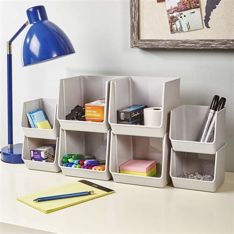 Stacking Organizer Bins | The Most Useful and Affordable Office ...