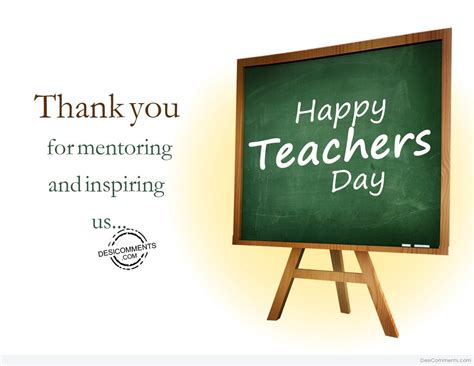 Thank you for mentoring and inspiring us, Happy Teachers Day - Desi ...