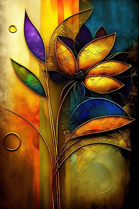 Abstract flower - Futuristic Fine Art - Digital Art & AI, Flowers ...