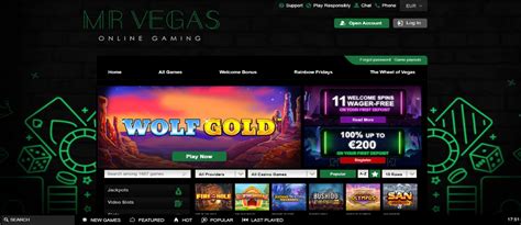 Mr Vegas Casino - 100%/€200 + 11 Free Spins | Extended Review