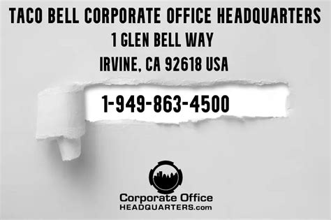 Reach Out To Taco Bell Corporate Office - Review and Complaints