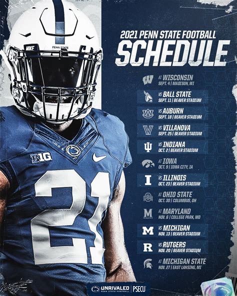 Penn State Football 2022 Schedule