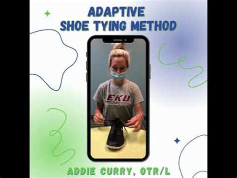 How To Tie Your Shoes - Adaptive Shoe Tying Method - YouTube