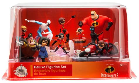 Disney Pixar Incredibles 2 The Incredibles 2 Exclusive 10-Piece Deluxe ...