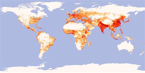 An Informative Map Of Population Density