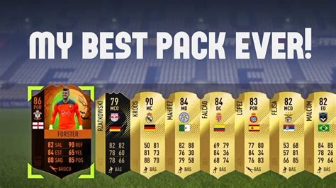 My best FIFA Ultimate Team pack ever! - YouTube