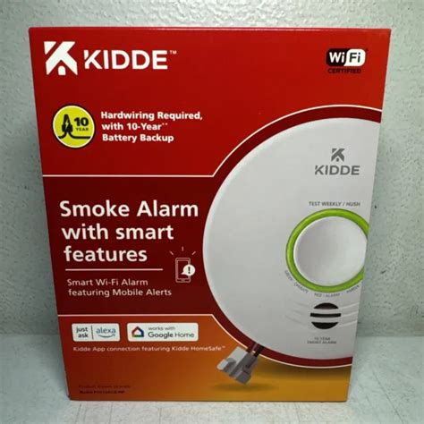 KIDDE SMOKE ALARM with Smart Features Model P4010ACS-WF Backup Battery NEW $39.99 - PicClick