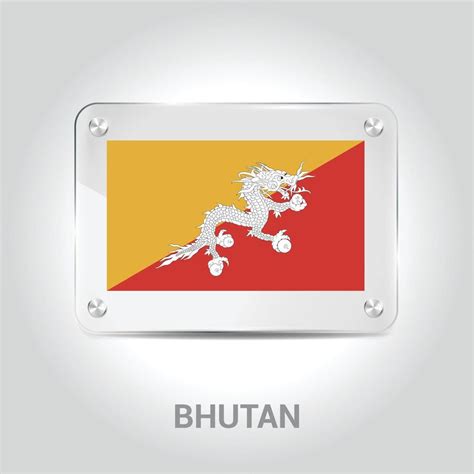 Bhutan flag design vector 13304222 Vector Art at Vecteezy