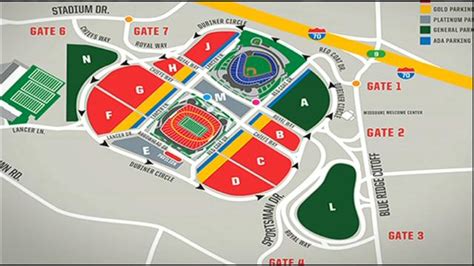 Arrowhead Stadium Parking Map