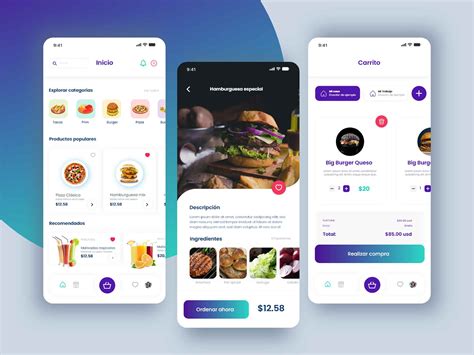 Free Food Delivery App Template (XD)