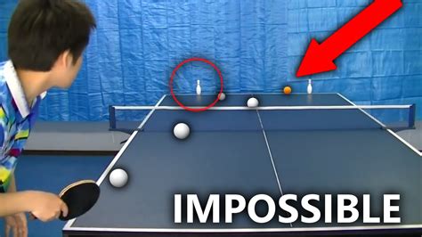 TOP 5 LUCKIEST PING PONG TRICK SHOTS ( Amazing Impossible Ping Pong Trick Shots ) | 2016 - YouTube