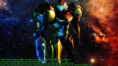 An Old Metroid Prime wallpaper I made. : r/Metroid