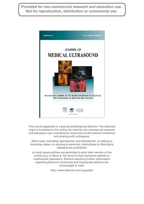 (PDF) Sonographic Detection of Knee Neurilemmoma: A Case Report and ...