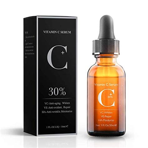 30% Vitamin C Serum with Hyaluronic Acid & VE for Face, Neck and Eye ...