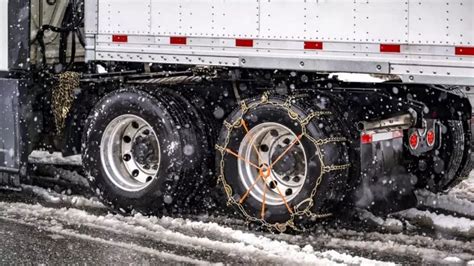 Snow Chains for Semi Trucks: Their Functions & Benefits – Freight Course