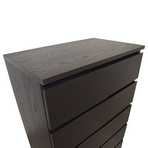 50 Off Ikea Ikea Malm Black Six Drawer Dresser Storage | Free Download Nude Photo Gallery
