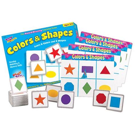 Color & Shapes Match-Me Game from Kaplan Early Learning Company | Shape ...