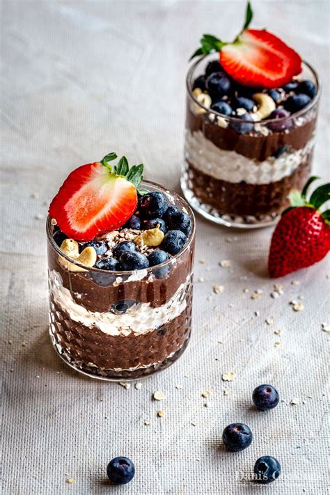 Chocolate Chia Pudding Trifle - Dani's Cookings