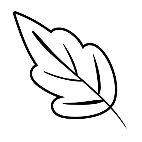 leaf plant line style icon 2574899 Vector Art at Vecteezy