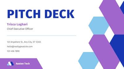 Free customizable pitch deck presentation templates | Canva