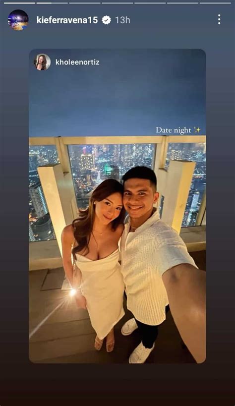 Kiefer Ravena introduces his new girlfriend Kholeen Ortiz: “Date night ...