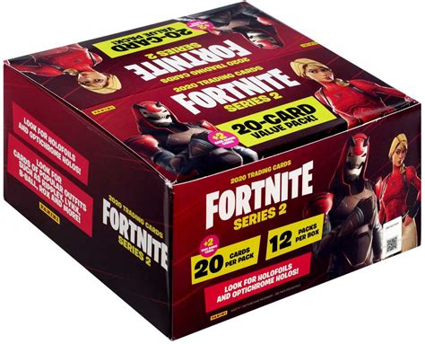 Fortnite Panini Series 2 Trading Card VALUE Box 12 Packs - ToyWiz