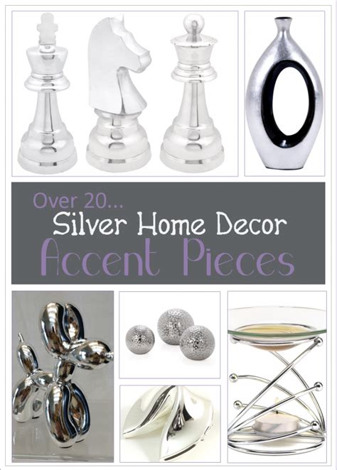 25 Fun Silver Home Decor Accent Pieces in 2024 | Accent decor, Accent ...