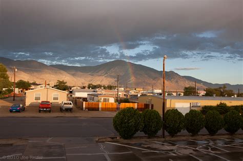 Sunrise with rainbow: Hawthorne, Nevada — Joe Reifer