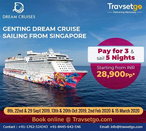 Genting Dream Cruise 3 Night Singapore - gentingdream