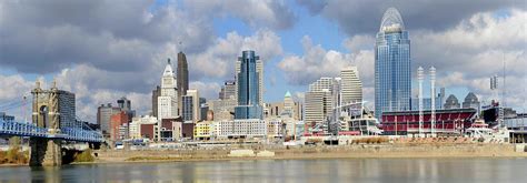 Downtown Skyline, Cincinnati, Ohio by Dennis Macdonald