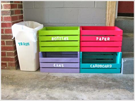 15 Great DIY Recycling Bin Ideas That Will Improve Your Recycling Habits