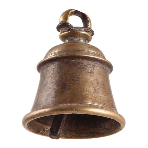 Old Brass Bell For Dome Hanging With Good Sound