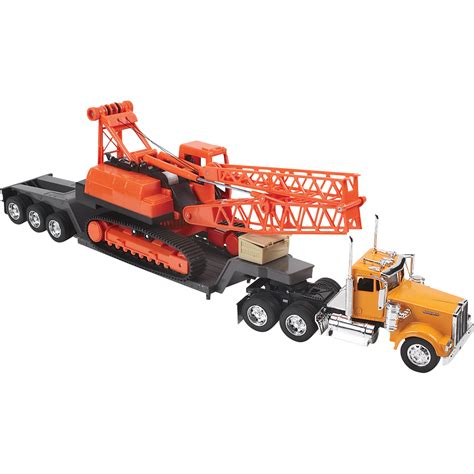 New Ray Die-Cast Truck Replica — Kenworth Big Rig with Crane, 1:32 ...