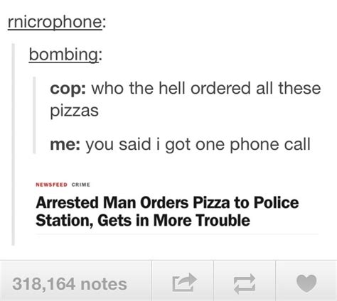 Arrested Man Orders Pizza to Police Station, Gets in More Trouble ...