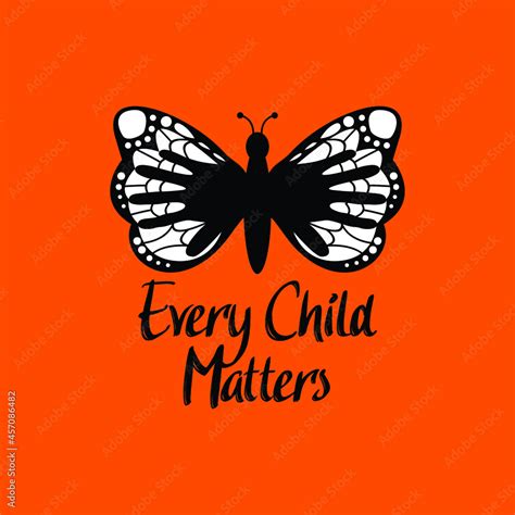 Every Child Matters Logo Design. Vector Illustration. Canadian Indigenous Tragedy Illustration ...