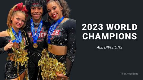 The Cheerleading Worlds 2023 Winners - ALL Teams & Divisions! - YouTube