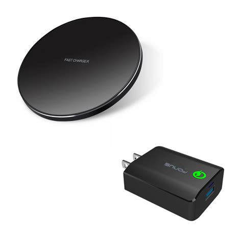 7.5W and 10W Wireless Charger Ultra Slim Fast Charging Pad w 18W ...