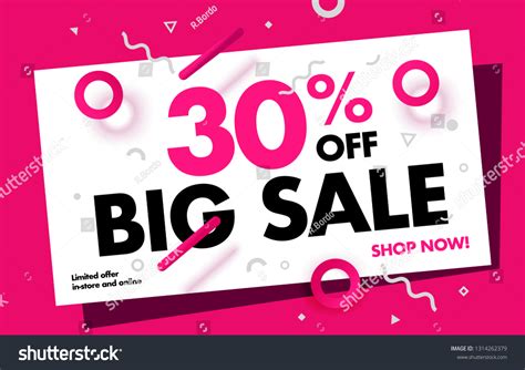 30 Price Discount Sale Advertisement Special Stock Vector (Royalty Free) 1314262379 | Shutterstock